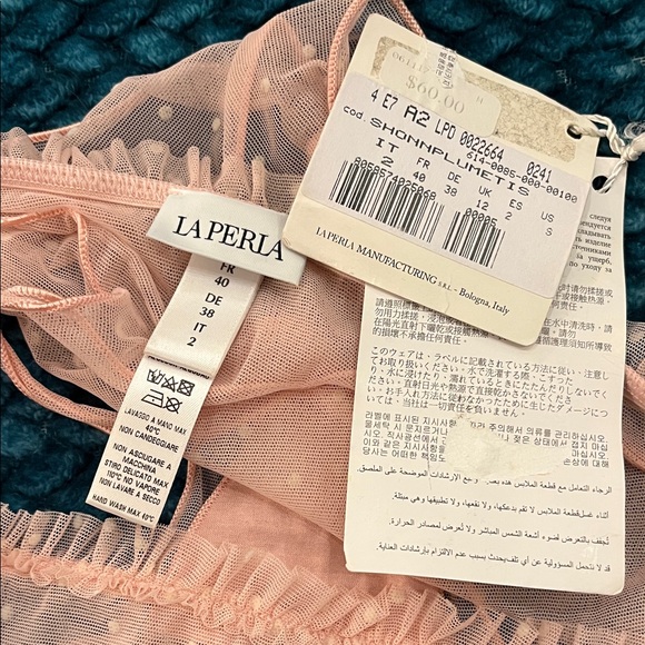 La Perla Sheer pink polka dot panties - Picture 4 of 6